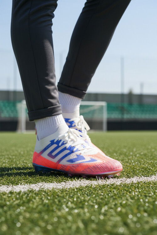 Beyaz Saks Bilekten Lastikli Bağcıklı Unisex Krampon GKP-252-149 G