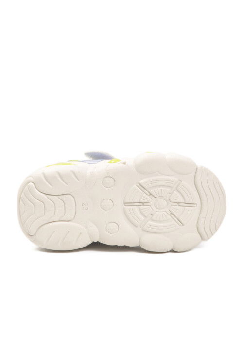 Beyaz Cırtlı Hafif Erkek Bebek Spor Ayakkabı Dinito B