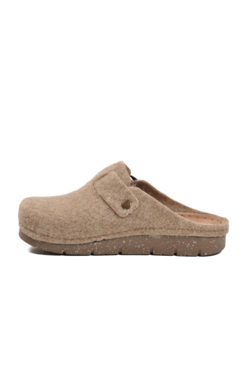 Camel Keçe Anatomik Kadın Ev Terliği K-117.005 Z