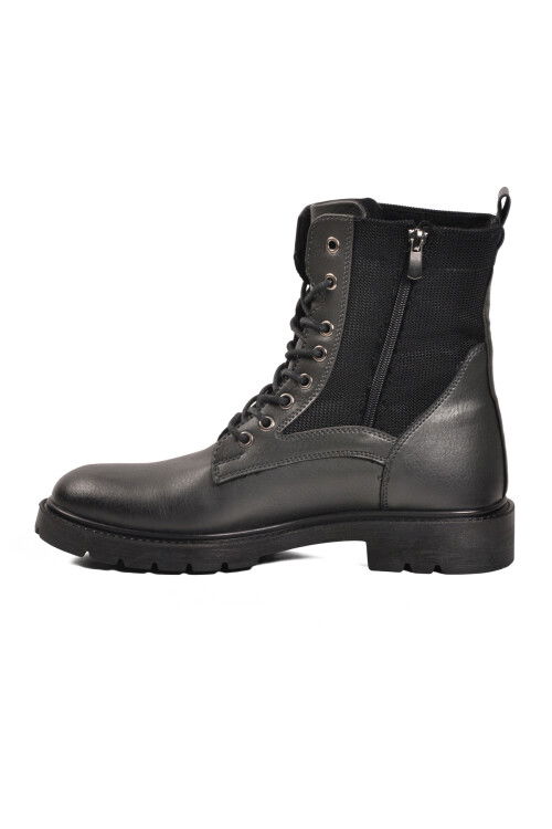 Füme İçi Polarlı Kaymaz Taban Uzun Erkek Bot 756 M