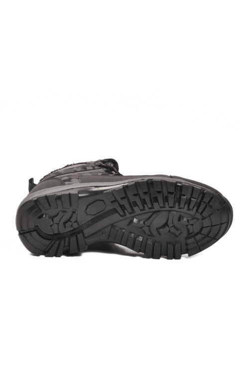 Füme İçi Kürklü Soğuğa Dirençli Kaymaz Taban Unisex Outdoor Bot 980 G