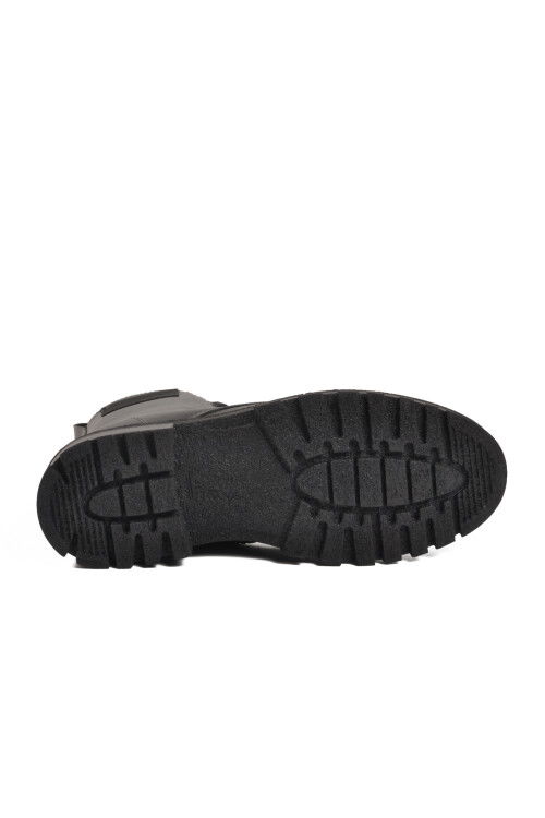 Füme Polarlı Fermuarlı Bağcıklı Kaymaz Erkek Bot 856 M