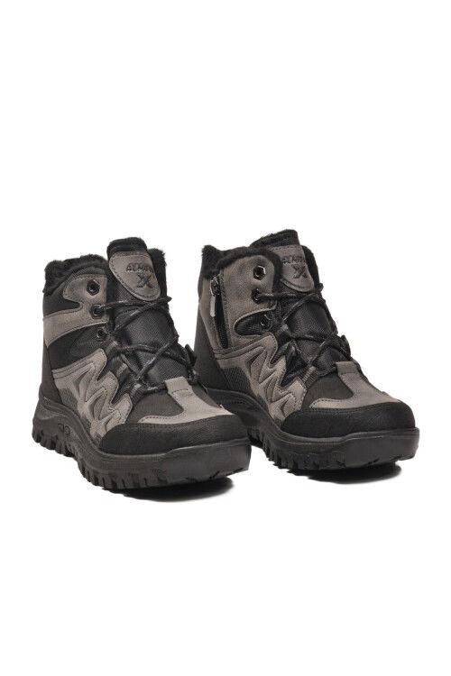 Füme İçi Kürklü Kaymaz Taban Soğuğa Dirençli Unisex Bot 710 G