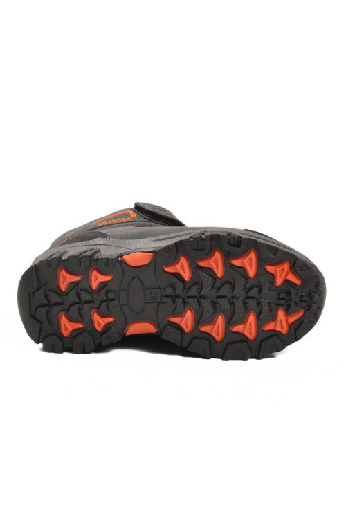 Füme Turuncu Polarlı Kaymaz Taban Çocuk Outdoor Bot 2301 P