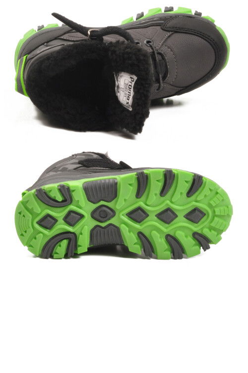 Füme Kürklü Kaymaz Cırtlı Erkek Çocuk Bot 2082 P