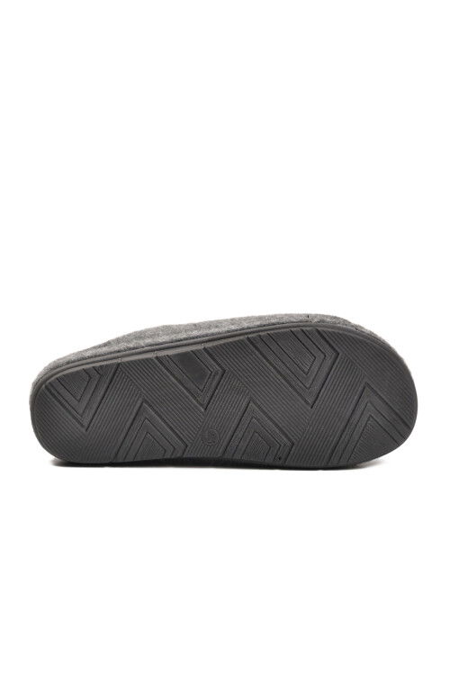 Gri Anatomik Keçe Erkek Ev Terlik K-63.007 M