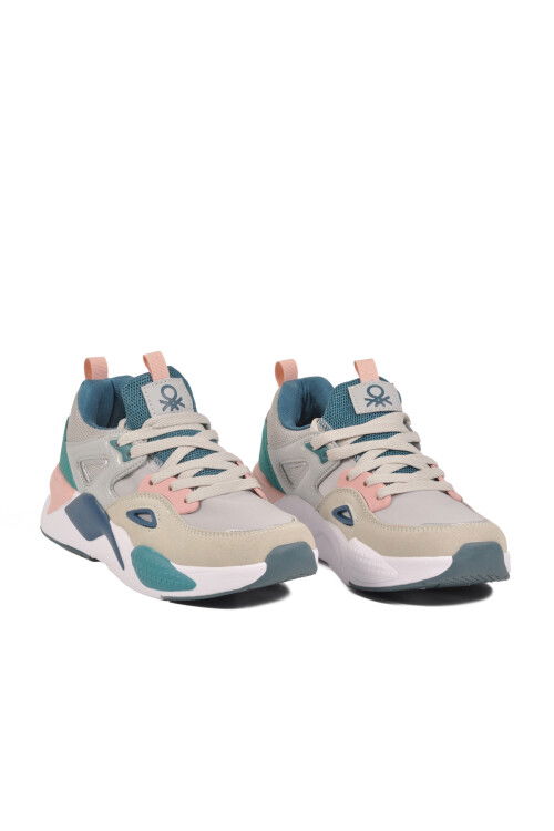 Gri Bağcıklı Memory Foam Unisex Spor Ayakkabı BNI-11109 G