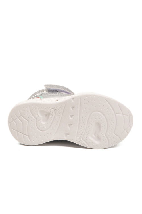 Gümüş Cırtlı Işıklı Hafif Kız Çocuk Bot Kids B