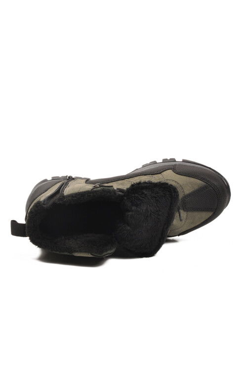 Haki İçi Kürklü Soğuğa Dirençli Kaymaz Taban Unisex Outdoor Bot 980 G