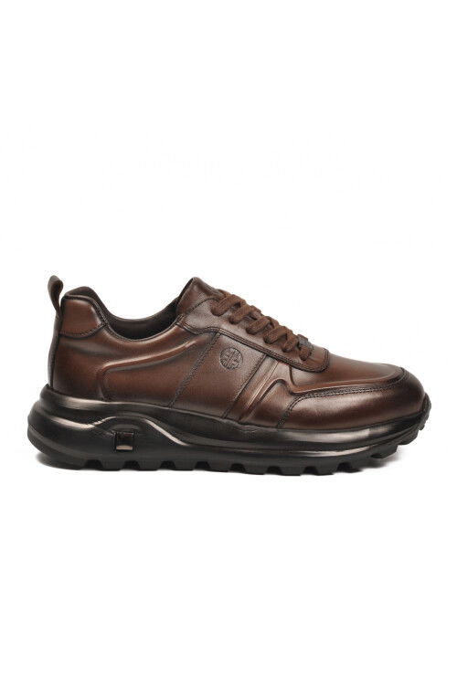 Kahve Hakiki Deri Erkek Casual Ayakkabı 5K3251-30219 M