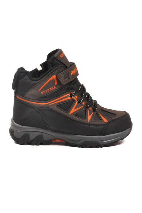 Kahve Turuncu Polarlı Kaymaz Erkek Çocuk Outdoor Bot 2301 F