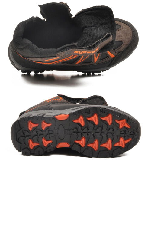 Kahve Turuncu Polarlı Kaymaz Erkek Çocuk Outdoor Bot 2301 F