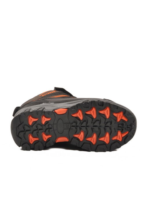 Kahve Turuncu Polarlı Kaymaz Taban Çocuk Outdoor Bot 2301 P