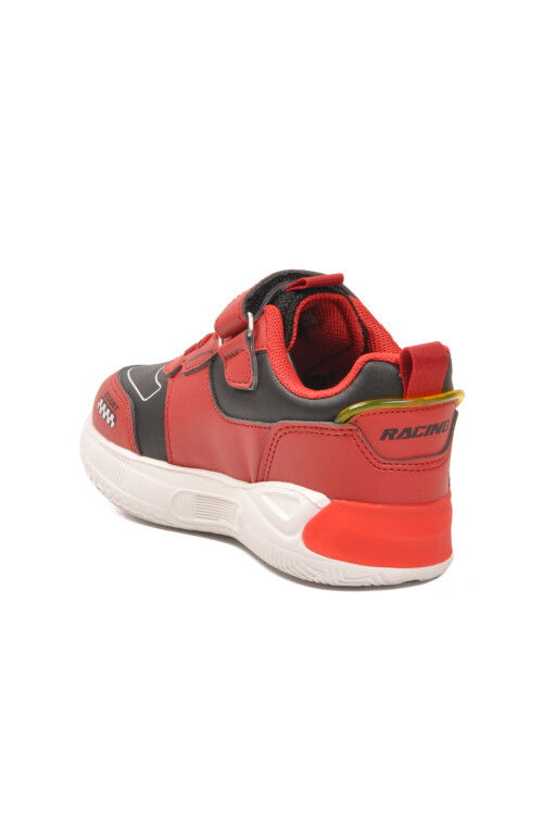 Kırmızı Cırtlı Hafif Erkek Çocuk Spor Ayakkabı Racing P