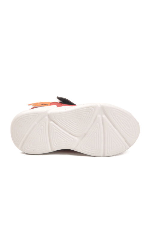 Kırmızı Cırtlı Işıklı Erkek Çocuk Spor Ayakkabı Stego P