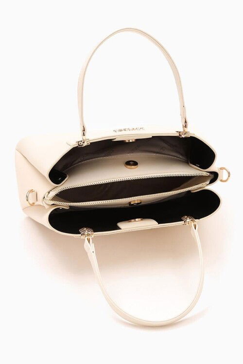 Krem Kadın El ve Omuz Çantası 930120