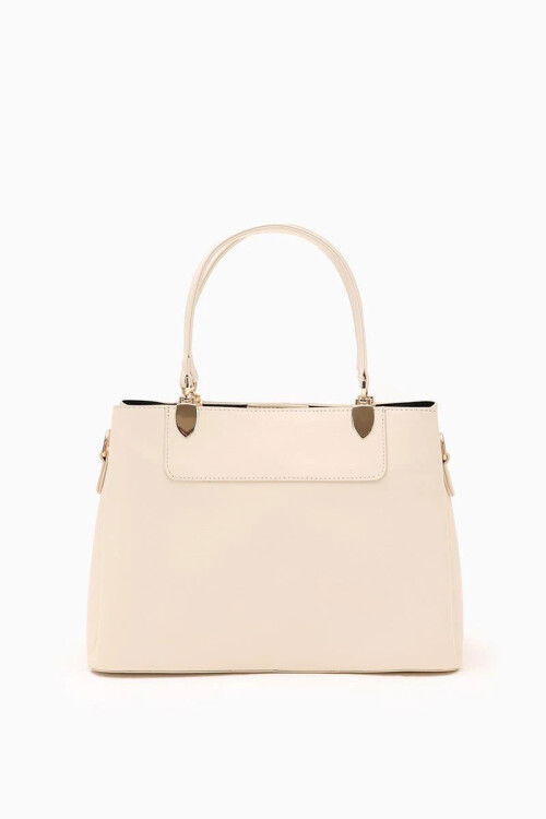 Krem Kadın El ve Omuz Çantası 930120
