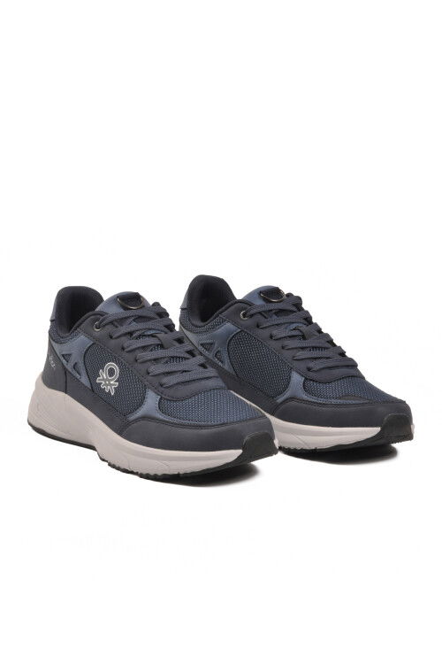 Lacivert Bağcıklı Memory Foam Erkek Spor Ayakkabı BNI-11068 M