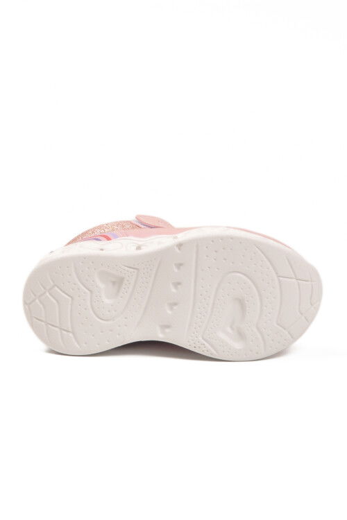 Powder Polyester Blend Girls Boots Kids B