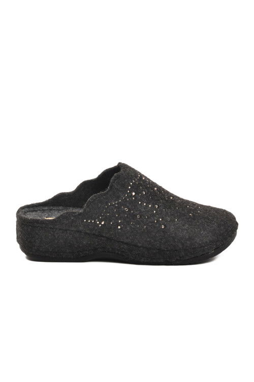 Black Womens Slippers Bento K-10909 Z