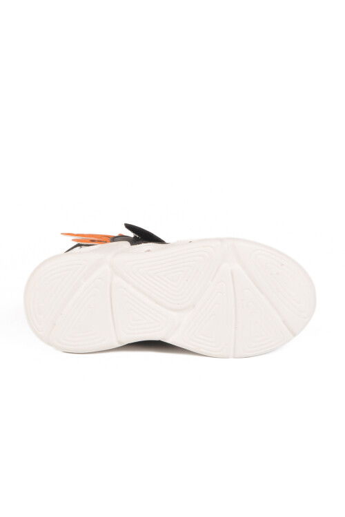 Black Velcro Lighted Unisex Kids Sneakers Stego P