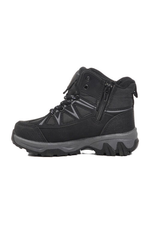 Black Smoked Polar Non-Slip Sole Childrens Outdoor Boots 2301 P
