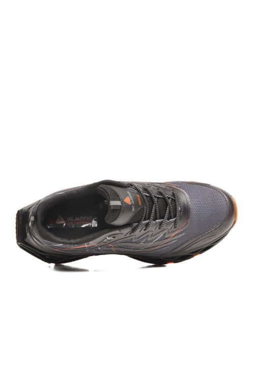 Siyah Füme Memory Foam Bağcıklı Hafif Esnek Erkek Sneaker 2326 M