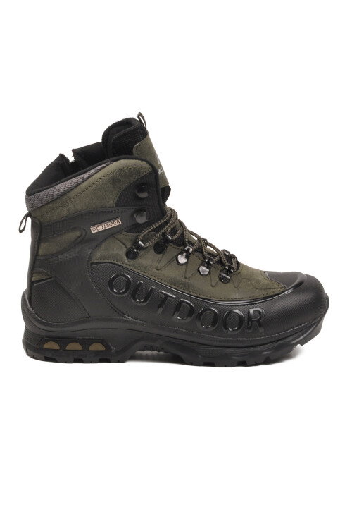 Siyah Haki Kaymaz Taban Fermuarlı Polarlı Unisex Outdoor Bot 2115 G