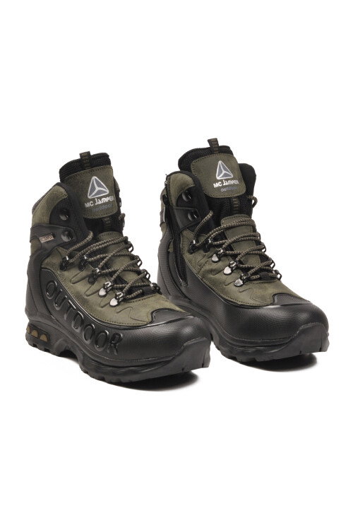Siyah Haki Kaymaz Taban Fermuarlı Polarlı Unisex Outdoor Bot 2115 G