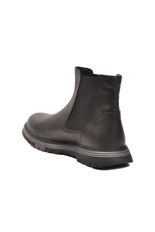 Siyah Hakiki Deri Erkek Chelsea Bot 2K1234-767 M