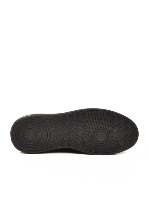 Siyah Hakiki Deri Bağcıklı Erkek Casual Ayakkabı 1042 M