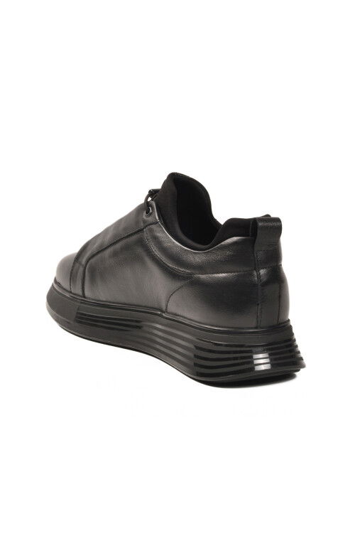 Siyah Hakiki Deri Erkek Casual Ayakkabı 1165 M