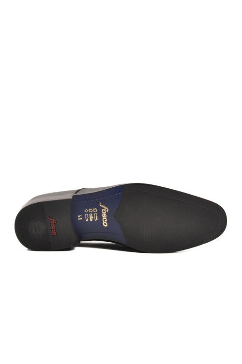 Siyah Hakiki Deri Erkek Klasik Ayakkabı 3265 M