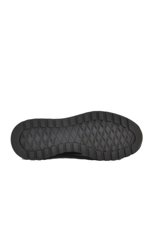 Siyah Hakiki Deri Erkek Sneaker 2036 M