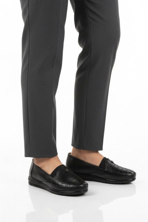 Black Gel Sole Anatomic Womens Casual Shoes 187 Z