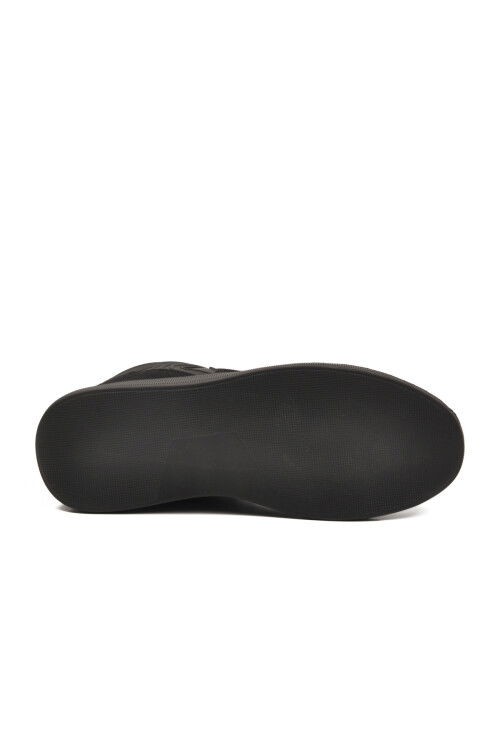 Siyah Hafif Esnek Bağcıklı Erkek Spor Ayakkabı Ferra 2808 M