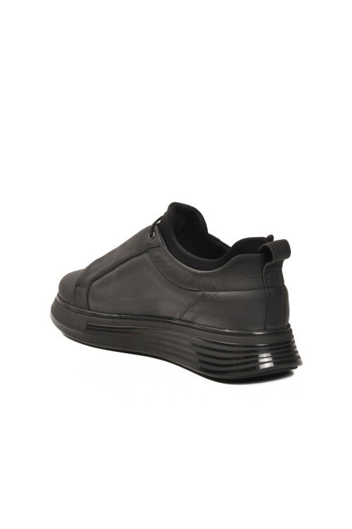 Siyah Mat Nubuk Hakiki Deri Erkek Casual Ayakkabı 1165 M