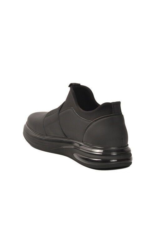 Siyah Nubuk Hakiki Deri Erkek Casual Ayakkabı 6961 M