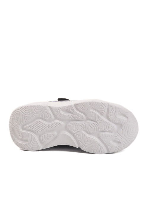 Siyah Mor Cırtlı Hafif Esnek Kız Çocuk Spor Ayakkabı Kelsy P