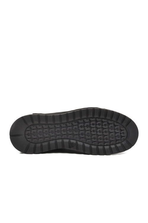 Siyah Nubuk Hakiki Deri Erkek Casual Ayakkabı 138 M