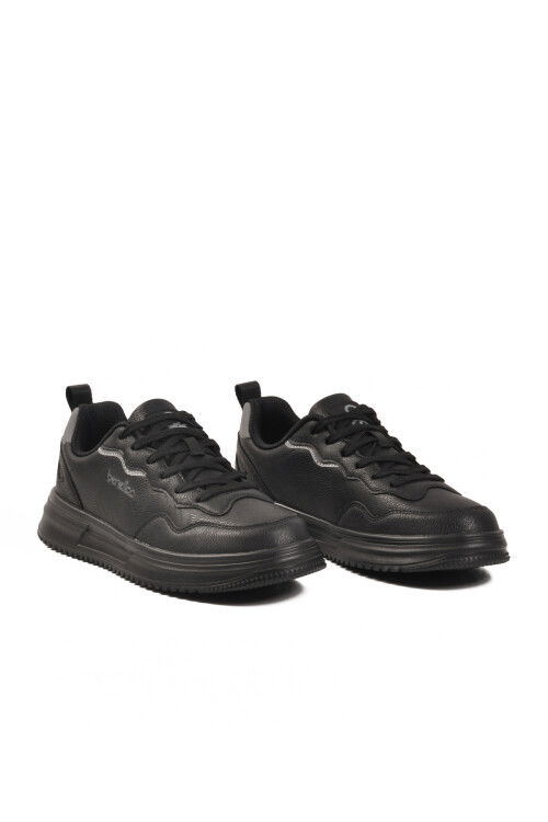 Siyah Bağcıklı Hafif Erkek Spor Ayakkabı BNI-11200 M