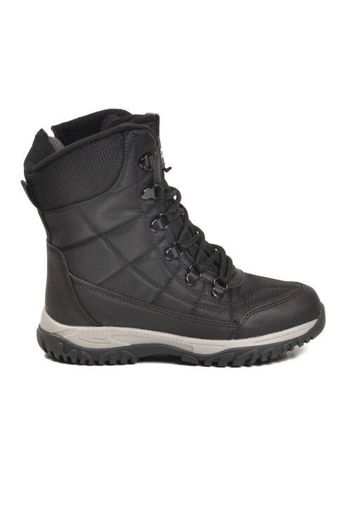 Siyah Polarlı Kaymaz Taban Soğuğa Dirençli Unisex Çocuk Bot Felix F