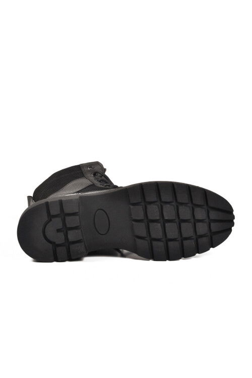 Siyah İçi Polarlı Kaymaz Taban Uzun Erkek Bot 756 M