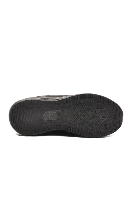 Siyah Memory Foam Lastik Bağcıklı Erkek Sneaker 2250-1 M