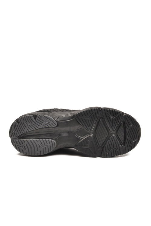 Siyah Hafif Esnek Bağcıklı Erkek Spor Ayakkabı 2392 M