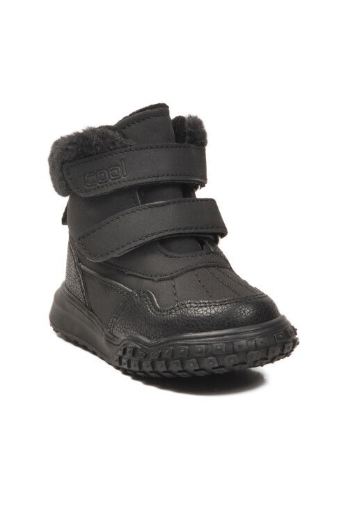 Siyah Cırtlı Kaymaz Taban Unisex Çocuk Bot Shade B
