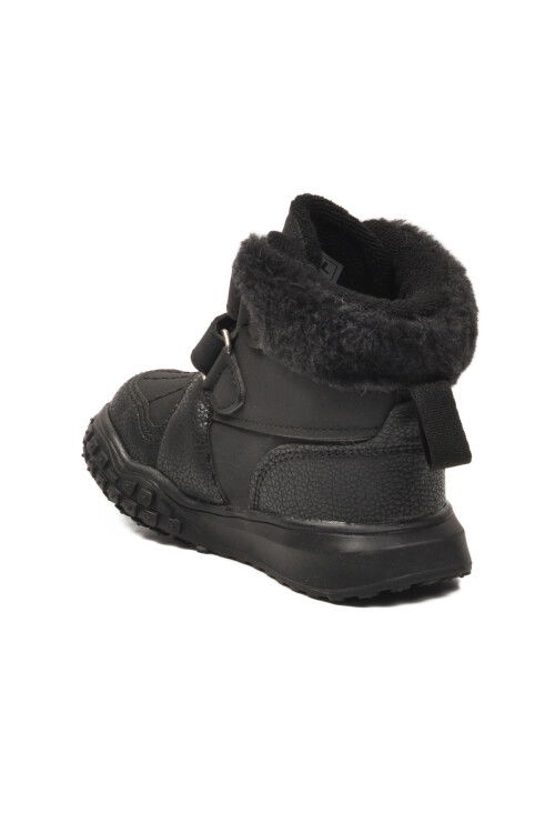Siyah Cırtlı Kaymaz Taban Unisex Çocuk Bot Shade B
