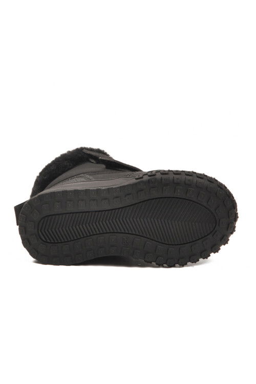 Siyah Cırtlı Kaymaz Taban Unisex Çocuk Bot Shade B