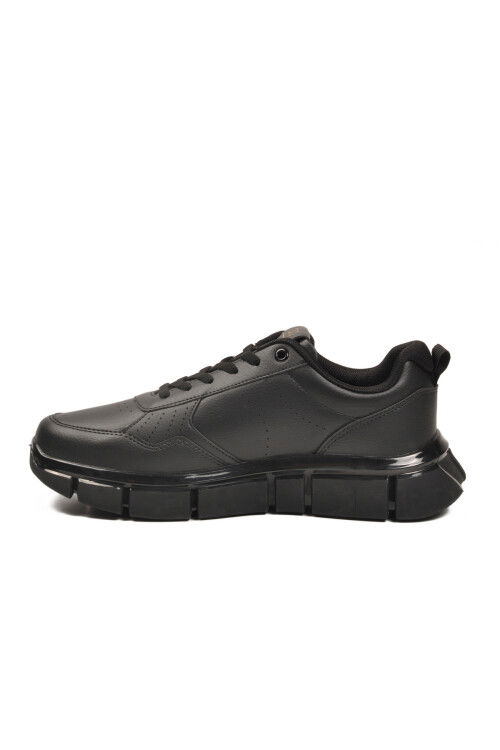 Siyah Bağcıklı Hafif Esnek Erkek Sneaker BST-2016 M