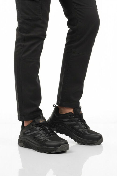 Siyah Bağcıklı Kaymaz Erkek Outdoor Ayakkabı Sedona M